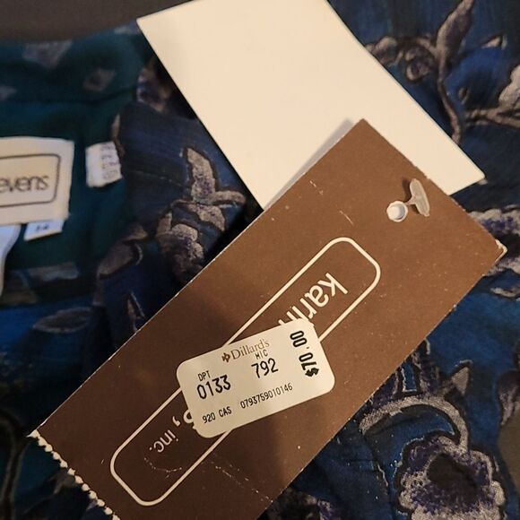 NWT Karin Stevens‎ beaded floral maxi dress - Picture 8 of 8